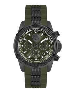 Plein Sport Mens Hurricane Black 44mm Strap Fashion Watch - Picture 1 of 5