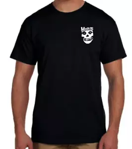 Misfits American Rock Band Herren Double Design schwarze T-Shirts (mehrere Designs) - Bild 1 von 8