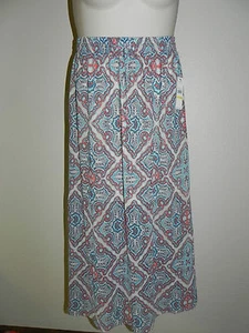 Laundry Skirt Medium True Blue Multi-Color Womens Maxi NWT $158 - Picture 1 of 3