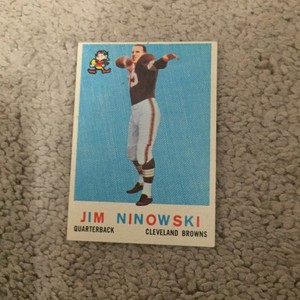 1959 Topps Football Card #125 Jim Ninowski