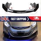 For Hyundai i10 i20 i30 i40 Genesis Front Bumper Lip Splitter Body Kit Glossy UK