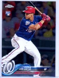 2018 Topps Chrome Update - Juan Soto #HMT55 (RC) - Picture 1 of 2
