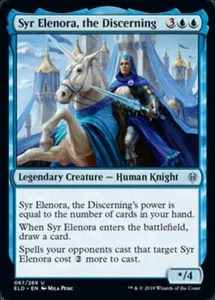 Syr Elenora, el Discernimiento x4 4x LÁMINA Trono de Eldraine Casi Nuevo Magic The Gathering - Imagen 1 de 1
