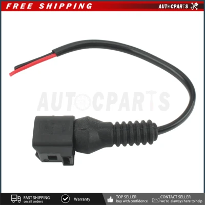 Conector de sensor de velocidad de rueda ABS de 2 pines coleta 6E0973702 para VW Seat Skoda Foto 1 de 4