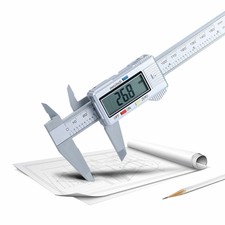 15.2cm Elettronico Digitale LCD Acciaio Inox Riga Gola Calibro Durevole & Nuovo