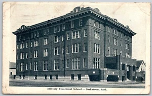 Postcard Saskatchewan Saskatoon Military Vocational School 1922 SK - Picture 1 of 2