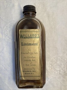 Willard's Liniment Vintage Medizinflasche - Bild 1 von 9