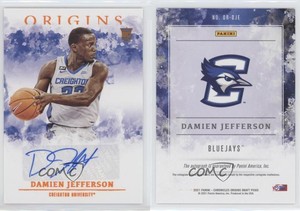 2021 Panini Chronicles Draft Picks Origins Rookie Orange Damien Jefferson Auto