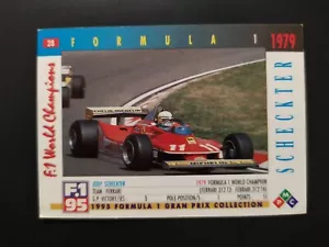 PIEMMECI FORMULA 1 ANNO 1995 JODY SCHECKTER n. 28 NEW CARD - Imagen 1 de 2