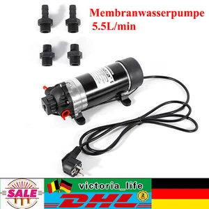 Membranwasserpumpe Selbstansaugende Membranpumpe Booster Hochdruckpumpe 5.5L/min - Bild 1 von 17