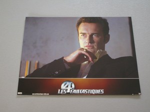 JULIAN MCMAHON THE FOUR (4) FANTASTIC FANTASTIC FOUR LOBBY CARD MARVEL LB2