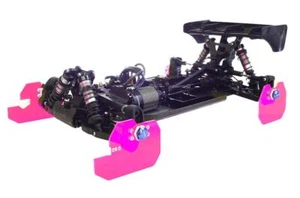 720Spin 1/8 Scale Buggy Chassis Universal Setup Station (Front and Rear) Pink - Picture 1 of 2