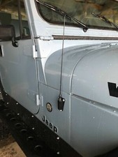 15" Stainless Black Antenna Mast for JEEP WRANGLER 1987-2006 TJ 1987-1997-2006