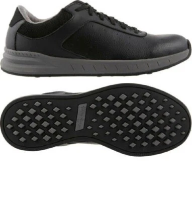 Zapatos de golf informales sin clavos Walter Hagen para hombre talla 10,5 WHM18-DBLK Ortholit Foto 1 de 4