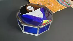 Old Art Glass Box Signed ABO 1990 …beautiful collection and display piece - Picture 1 of 12
