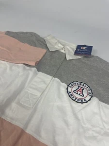 ARIZONA WILD CATS Women's Cropped Long Sleeve Polo Medium Champion NWT READ - Picture 1 of 10