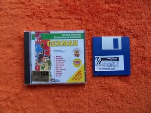 the fun way to learn GERMAN - by 10 out of 10 - commodore amiga 3.5" disk - Picture 1 of 4