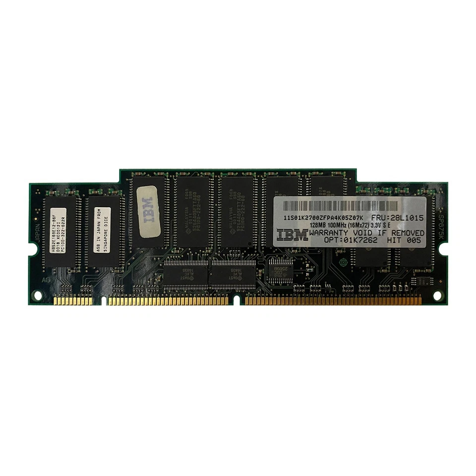 IBM 28L1015 128MB PC-100 DDR Memory Module 01K7262 - Image 1 of 1