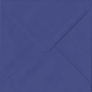 Intense Iris 130mm x 130mm Gummed 135gsm Square Blue Coloured Envelopes - Picture 1 of 1