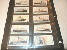 Tobacco Card Set, WD & HO Wills, MERCHANT SHIPS OF THE WORLD, Shipping, 1924 set