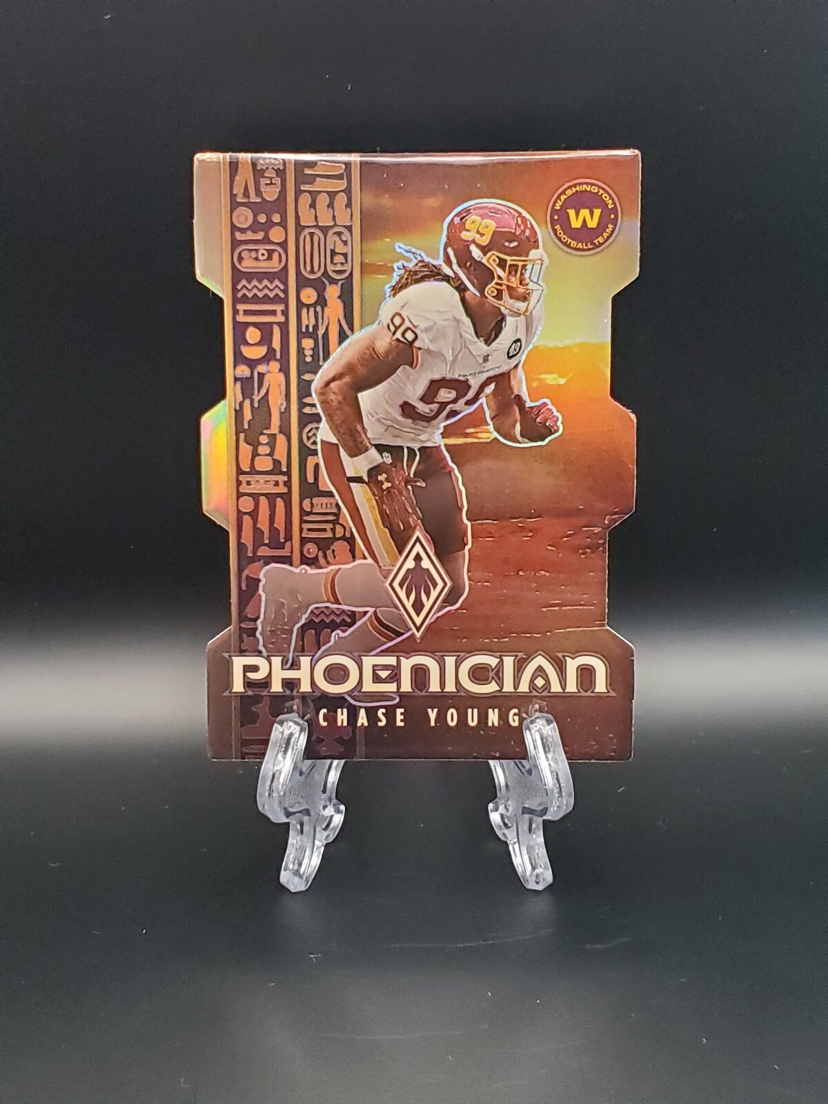 Chase Young 2021 Panini Phoenix Phoenician SSP Case Hit Commanders/49ers