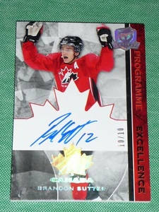 08-09 The Cup BRANDON SUTTER RC Programme of Excellence Auto 10/10 * Last 1/1 * - Picture 1 of 2