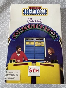 Classic Concentration TV Game Show IBM/Commodore/Tandy 3-1/2" Flip Disk - SEALED - Picture 1 of 9