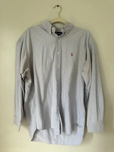Polo Ralph Lauren Blake Button Down  Men’s Shirt Blue Long Sleeve Large - Picture 1 of 5