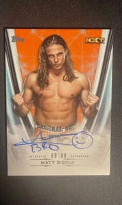 2020 Topps WWE Undisputed Matt Riddle Autograph Auto /99 Orange - Picture 1 of 2