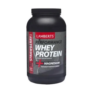 LAMBERTS Perfomance Whey Protein & Magnesium Strawberry 1000gr - Picture 1 of 1