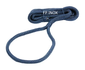 Bout Bleu Ø6mm 1,5 Mètre polyester haute résistance fixation pare-battage œillet - Imagen 1 de 1
