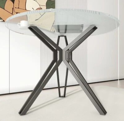  Modern Table Base 28" Metal Coffee Table Legs with Suction Cups, Desk  - Image 1 of 4