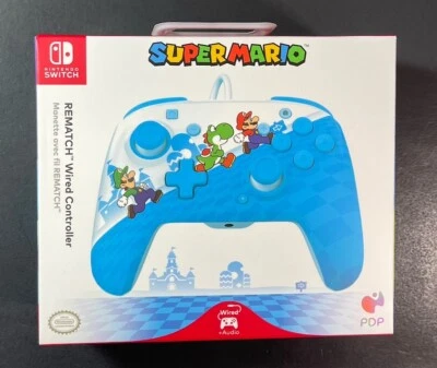 Official Nintendo Switch REMATCH Wired Controller [ Mario Escape ] NEW - Image 1 of 4