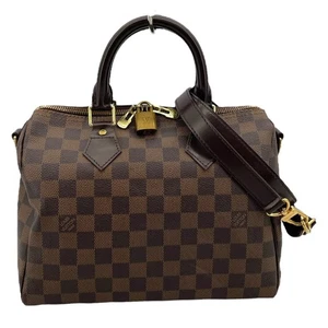 LOUIS VUITTON Speedy Bandoulière 25 N40575 Braun Damier Schultertasche #2572 - Bild 1 von 23