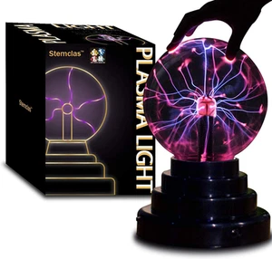 Stemclas Plasma Ball/Light/Lamp, Static Electricity Globe Electric Lightning Bal - Picture 1 of 12