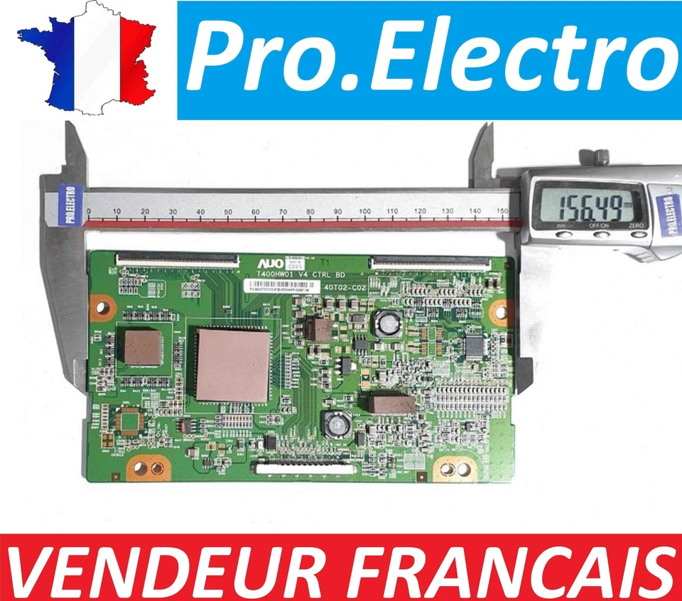 T-CON TCON TV SAMSUNG AUO T400HW01 V4 CTRL BD 40T02-C02 fx-5540T03C05 LE40A566P1 - Immagine 1 di 1