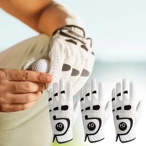 Perfekte 3er Pack Golfhandschuhe mit Ballmarker robust für Herren links rechts - Bild 1 von 27
