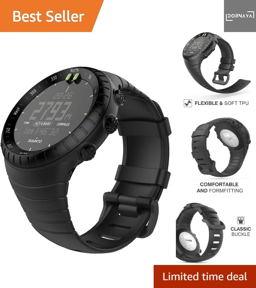 MoKo Watch Armband Kompatibel mit Suunto Core - TPU Sportarmband Uhr Band Str... - Bild 1 von 4