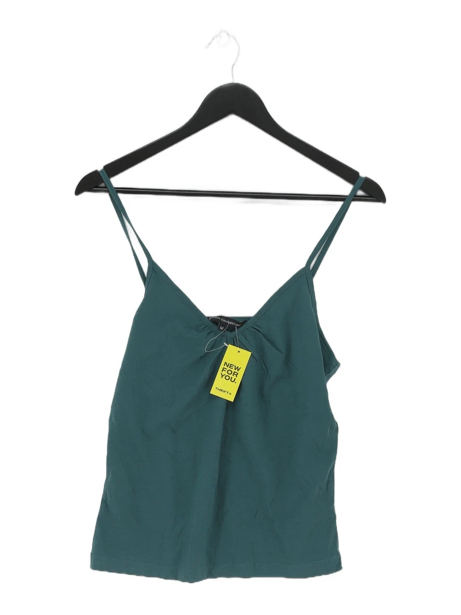 French Connection Women's Swift Drape Cami Top - Lace Trim Tank For Casual & Dressy Outfits | Lightweight & Versatile
