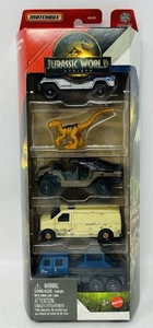 Matchbox Jurassic World Rapid Getaway Unit Set 5 Stück 2025 NEU - Bild 1 von 4