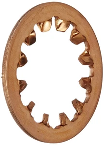 50 NW Box Durium Internal Tooth Lockwasher, Silicon Bronze, for 1/2" Bolt Size - Picture 1 of 2