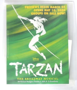 Vintage: Disney Presents Tarzan The Broadway Musical Promotional Pack CD (2006) - Picture 1 of 5
