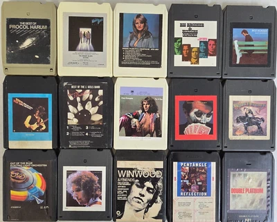 Lot of 15 All Classic Rock Hard Rock 8-Tracks - vtg 8 Track Tape Cartridge #311 Foto 1 de 4