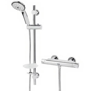 Bristan Arcus Cool Touch Rear-Fed Exposed Chrome Thermostatic Bar Mixer Shower - Picture 1 of 1