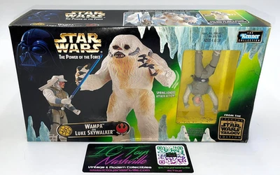 1997 Kenner STAR WARS POTF2 Wampa & Hoth Luke Skywalker 3.75" Action Figure MIB - Image 1 of 4