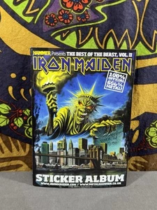 Iron Maiden Sticker Album 2010 Never Used With Poster - Picture 1 of 10