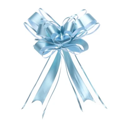 Cinta de arcos de organza para envolver regalo arco gigante de 8 pulgadas 10 un. Foto 1 de 4