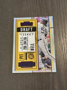 2020 Panini Contenders Draft Ticket Purple Foil /99 #6 JOSH BELL Baseball Card - Picture 1 of 3