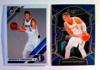 KRISTAPS PORZINGIS 2019-21 Donruss Optic #36, 2020-21 Select Concourse Level #43 - image 1 of 4