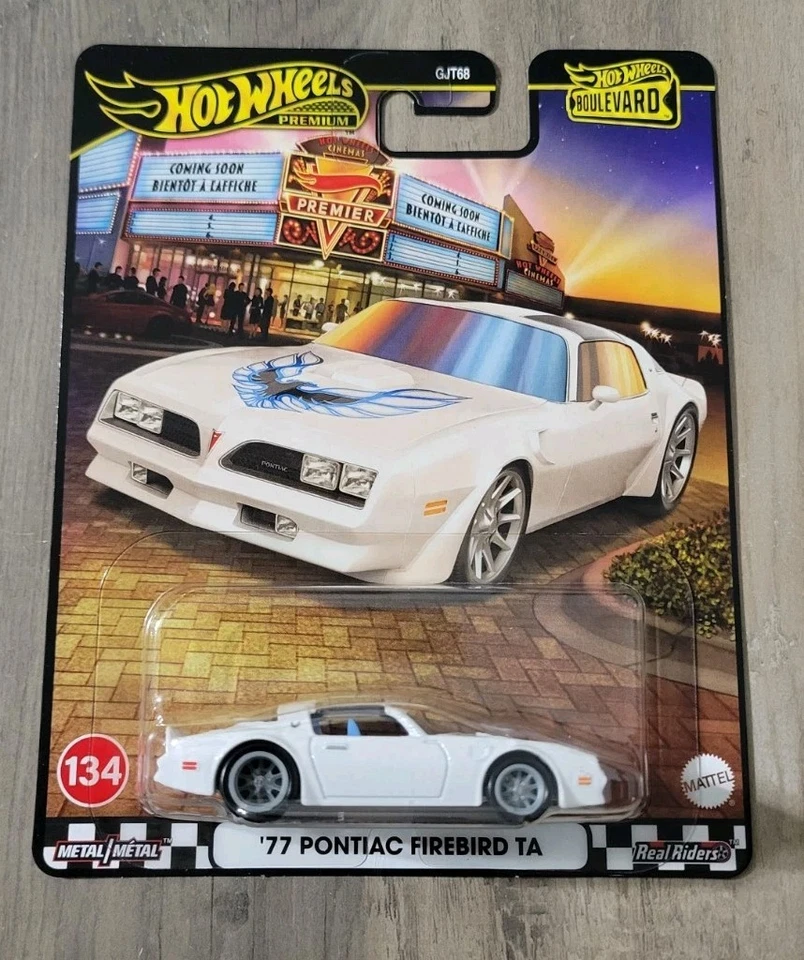'77 Pontiac Firebird TA Hot Wheels Boulevard #134 * White * NIP 1:64 Scale - Image 1 of 1
